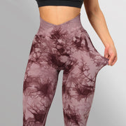 Seamless Tie Dye Yoga Leggings for Women UMAR KHAN €33.90