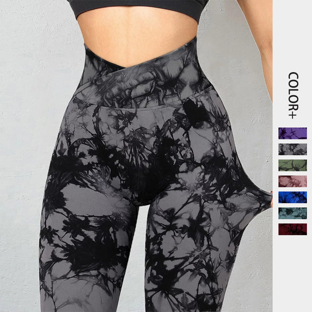 Seamless Tie Dye Yoga Leggings for Women UMAR KHAN €33.90