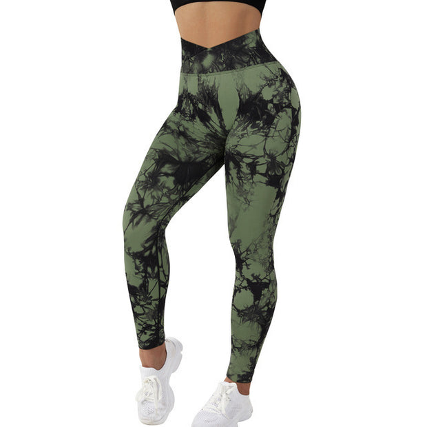 Seamless Tie Dye Yoga Leggings for Women UMAR KHAN €33.90