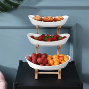 Table Plates Dinnerware Kitchen Fruit Bowl with Floors