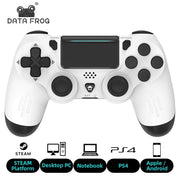 DATA FROG Bluetooth-Compatible Game Controller for PS4/Slim/Pro Wireless Gamepad