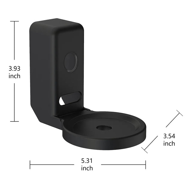 Wall Mount Bracket for Echo Dot 4th Gen with Cable Storage, PC Material Hard Case Matte Speaker Stand