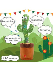 Dancing Talking Cactus Toys For Baby Boys And Girls Recording Repeating
