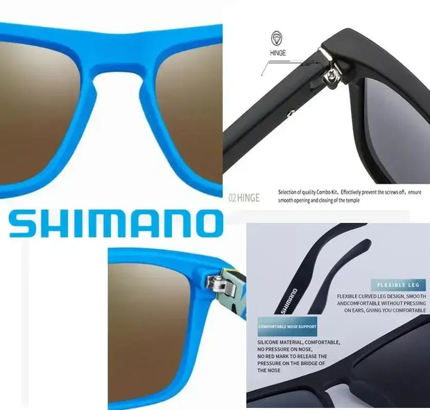 Shimano Polarized Sunglasses Protection for Men and Women Outdoor