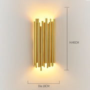 Modern Gold Crystal Wall Lights