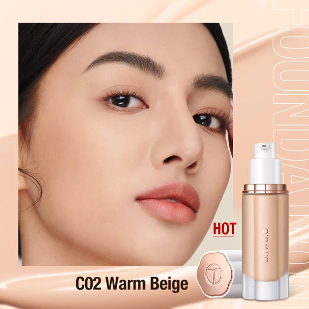 O.TWO.O Liquid Foundation Cream for Face 30ml High Coverage Makeup Base Sunscreen | UMAR KHAN