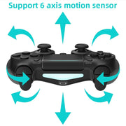 DATA FROG Bluetooth-Compatible Game Controller for PS4/Slim/Pro Wireless Gamepad