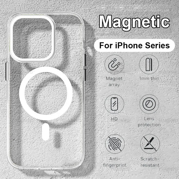 Magnetic Original Magsafing Case For iPhone Magsafe hard Cover