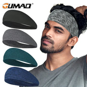 Sports Headband Running Fitness Sweatband Elastic Head Band Hair Bandage Men Women | UMAR KHAN
