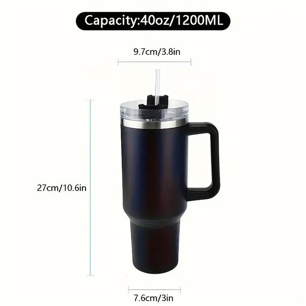 Stainless Steel Insulated Coffee Cup with Handle Umar Khan €35.99