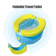 Portable Potty for Kids Travel Foldable Baby Potty Training Seat Outdoor and Indoor Easy to Clean