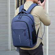 Waterproof USB Charging Casual Travel Backpack