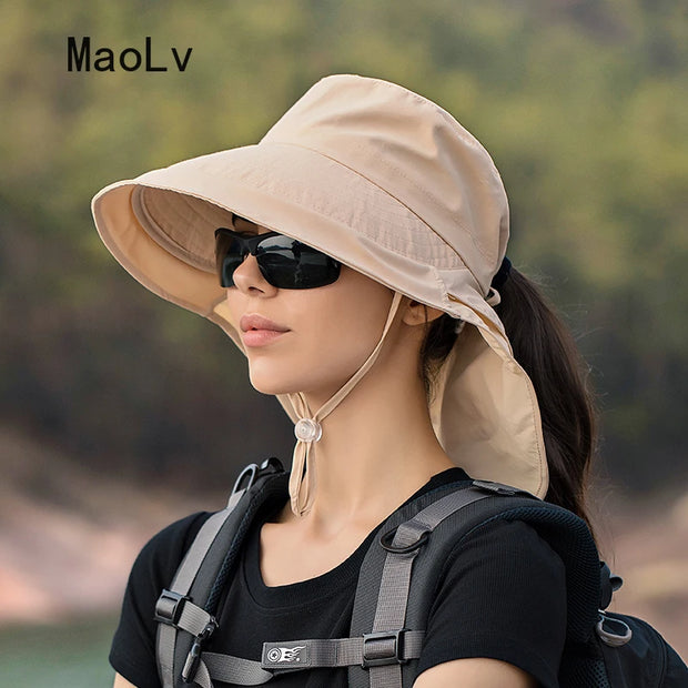 Summer Hats for Women Outdoor Anti Neck Protection Sun Visors for Women
