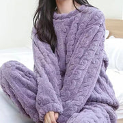 Autumn Solid Warm 2 Piece pajama