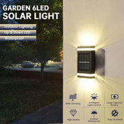Solar Wall Lamp Outdoor Waterproof Solar Powered Light UP and Down Home Decoration