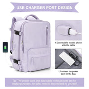 Lightweight Travel Backpack Bags Large Capacity USB Charging airplane Luggage