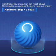 Smart Dog Toy Ball Electronic Interactive Pet Toy Moving Ball USB Automatic Moving Bouncing for Pet