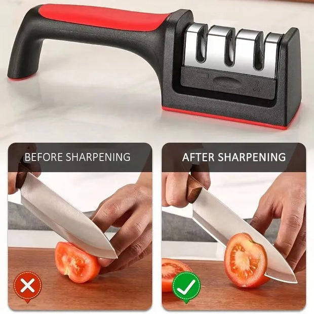 Kitchen 3/4-Segment Knife Sharpener