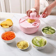 1Pc Green/Blue/Pink Kitchen Multifunctional Salad Utensils Vegetable Chopper