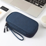 1pc Pink/Grey/Black/Navy Travel Portable Digital Product Storage Bag