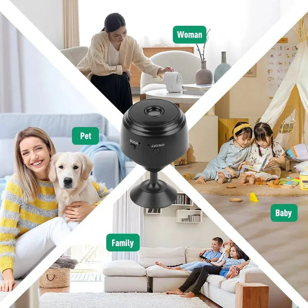 WiFi Mini Camera Recorder Home Security Monitoring Wireless Video Mini Camera Recorder Voice Camera Smart Home Device