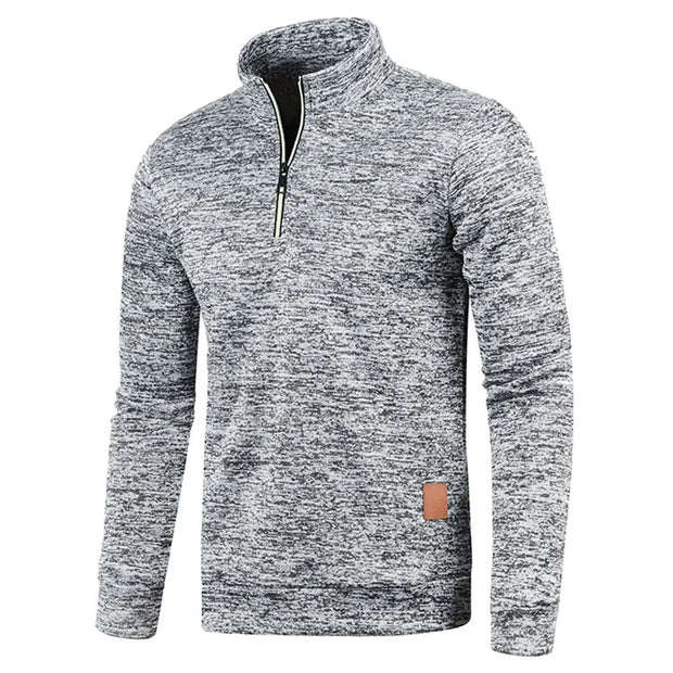 Men Sweatshirts Spring Thicker Pullover Half Zipper Pullover for Male Hoody Outdoor