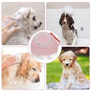 Pet Bath Brush Bathroom Soft Silicone Massage Comb Soft Safety Dog Cat Shampoo Brush Hair Fur Grooming Cleaning Accessories