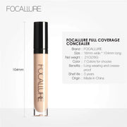 Focallure 7 Colors Face Concealer Waterproof Full liquid Makeup